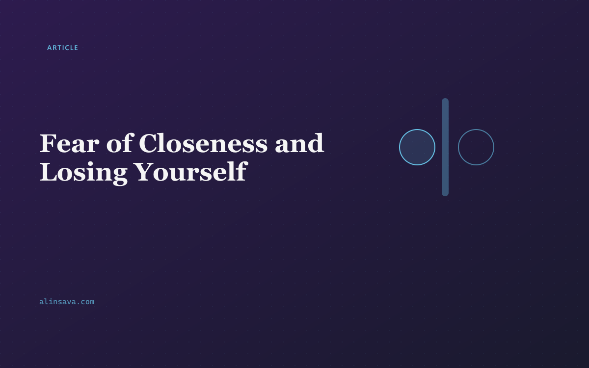 Why You Pull Away When Someone Gets Close