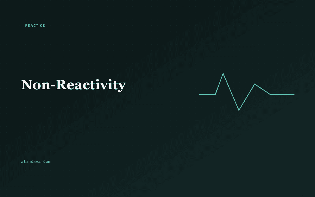 Non-Reactivity